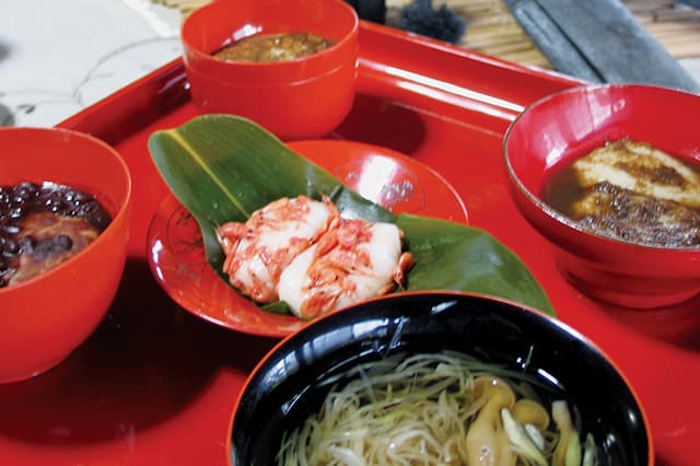 伝統餅料理
