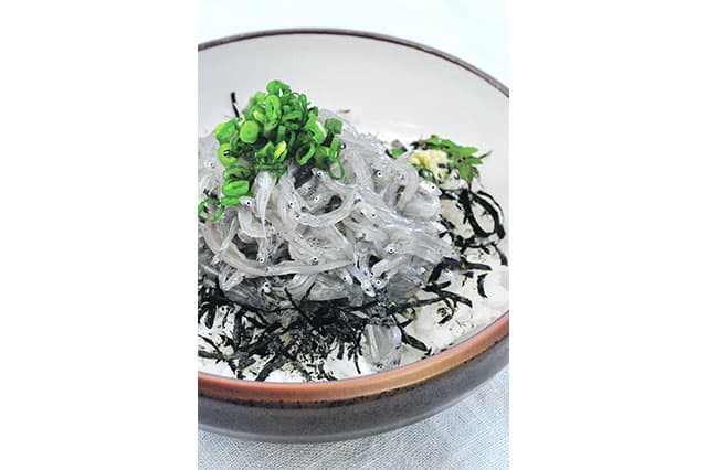 静岡県の名物 生しらす丼