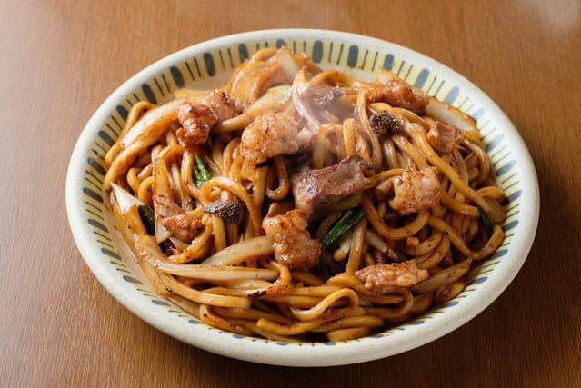 ホルモンうどん