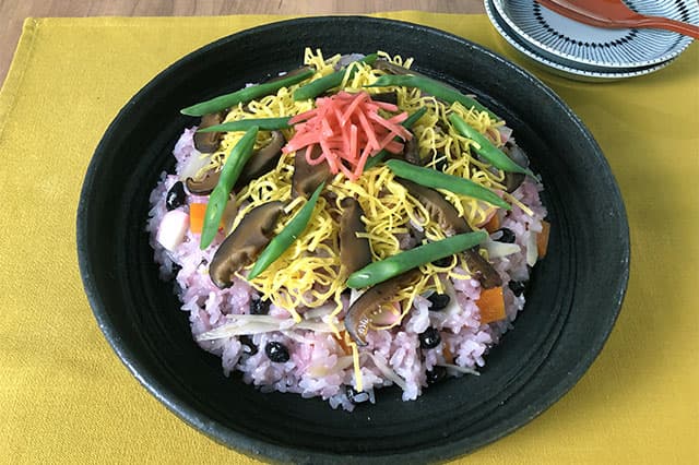 黒豆入りちらしずし