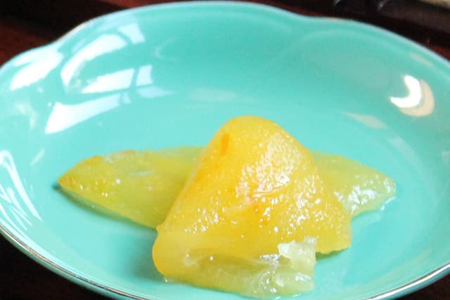 ゆずの皮煮