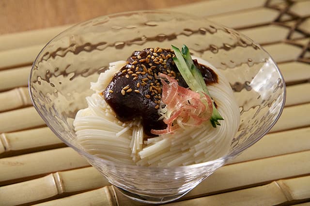 酢味噌そうめん